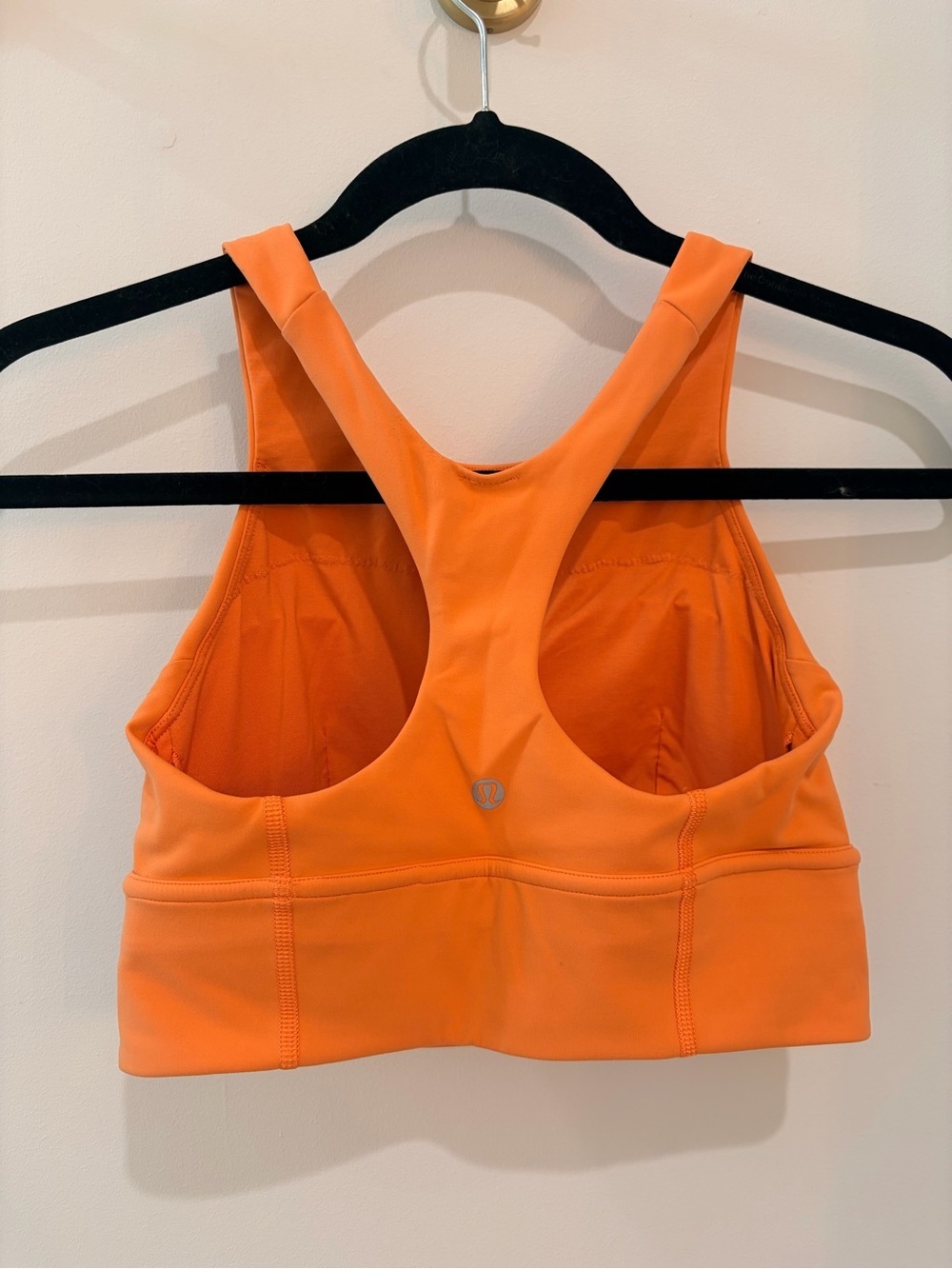 Lululemon long line sports bra in orange frappe - Picture 3 of 3